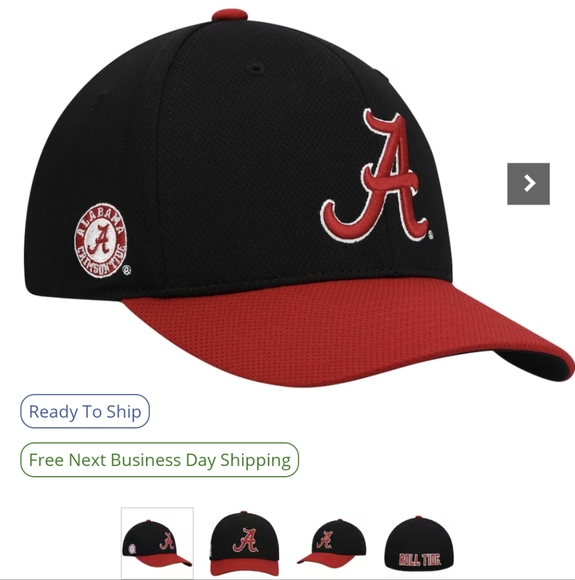 Top of the World Black/Crimson Alabama Crimson Tide Two-Tone Reflex Hybrid- M/L - Picture 2 of 9